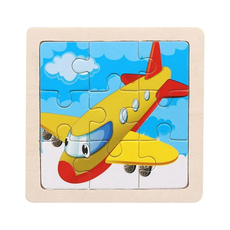 Kids Wooden Educational Jigsaw Picture Puzzle (1 Piece)