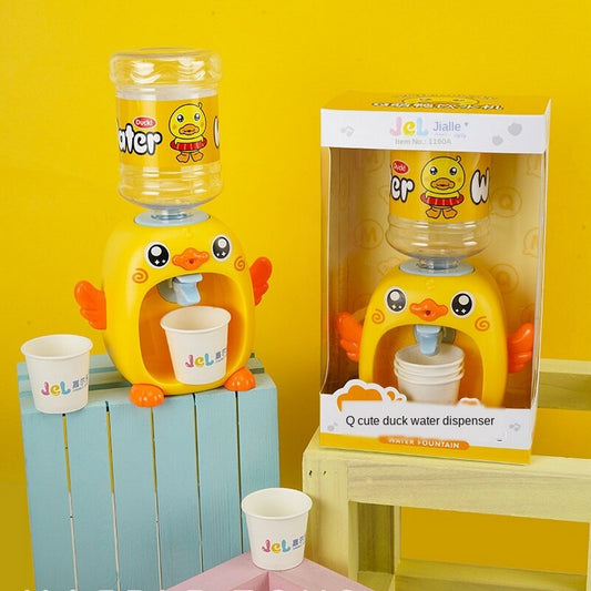 Mini Duck Water Dispenser for Kids With 3 Paper Glasses
