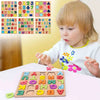 3D Alphabets Counting And Square Puzzle Plate (1 Piece)