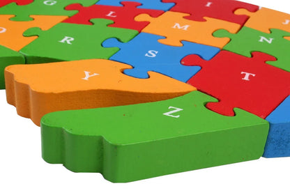 Butterfly Wooden Educational Alphabet & Numbers Jigsaw Puzzle
