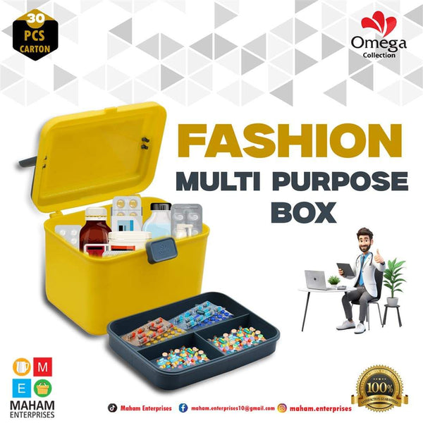 Fashion Multipurpose Box with Portion Tray