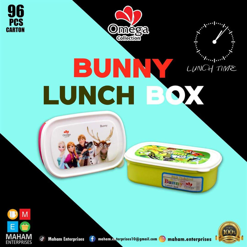 Bunny Lunch Box (With Spoon, Fork and Box)