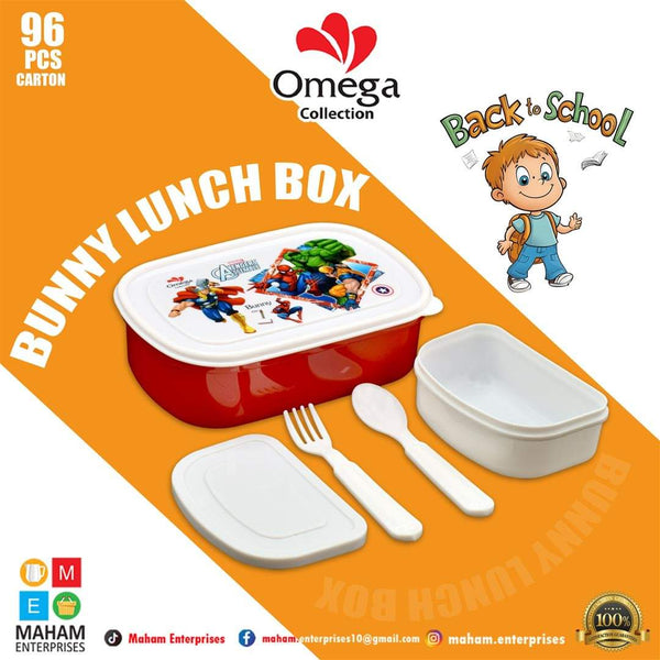 Bunny Lunch Box (With Spoon, Fork and Box)