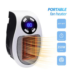 Mini USB Personal Portable Electric Space Fan Heater with Thermostat Room 500W