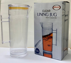 Clear Lining Crystal Oil Jug 1.2 Litres