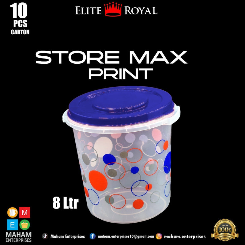 Store Max Printed Kitchen Canister Jar