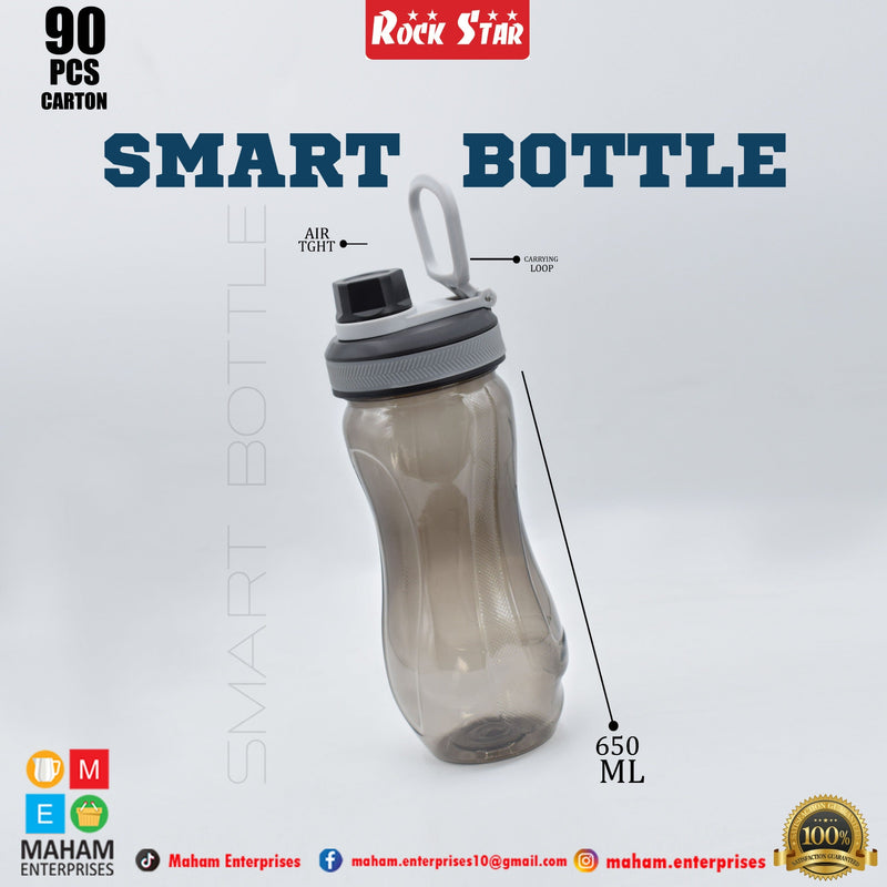 Smart Water Bottle 650 Ml (With Sports Handle)