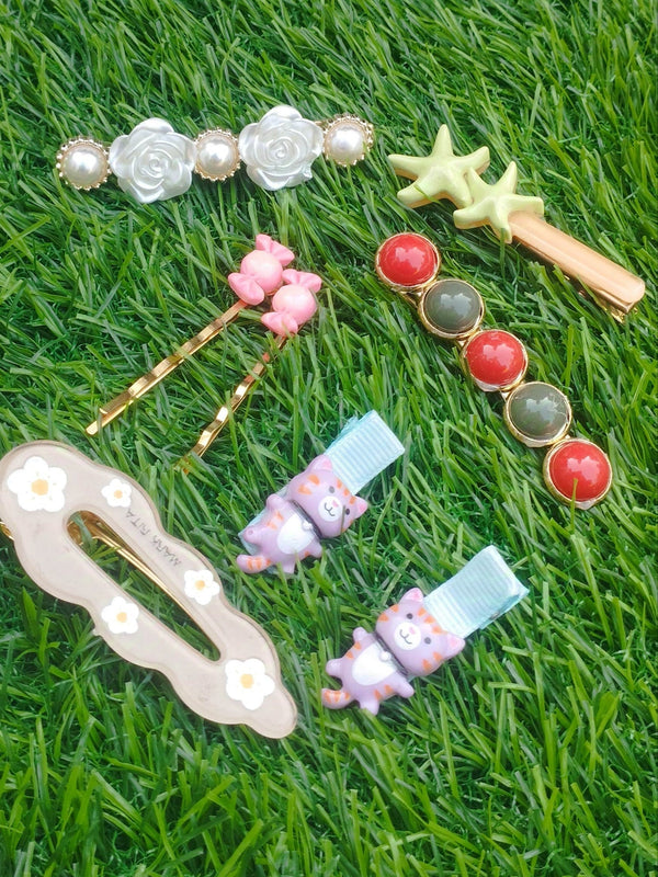 Funky Kids Hair Pins Pack (Multiple Designs)