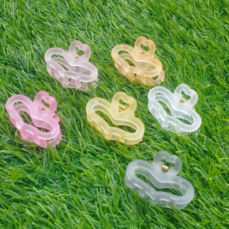 Pack of 6 Girls Hair Catchers Clips