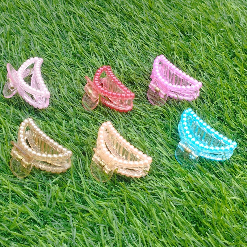 Pack of 6 Girls Hair Catchers Clips