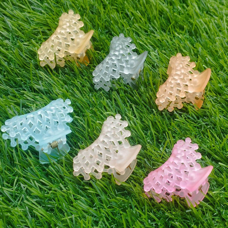 Pack of 6 Girls Hair Catchers Clips