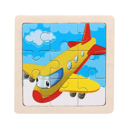 Kids Wooden Educational Jigsaw Picture Puzzle (1 Piece)