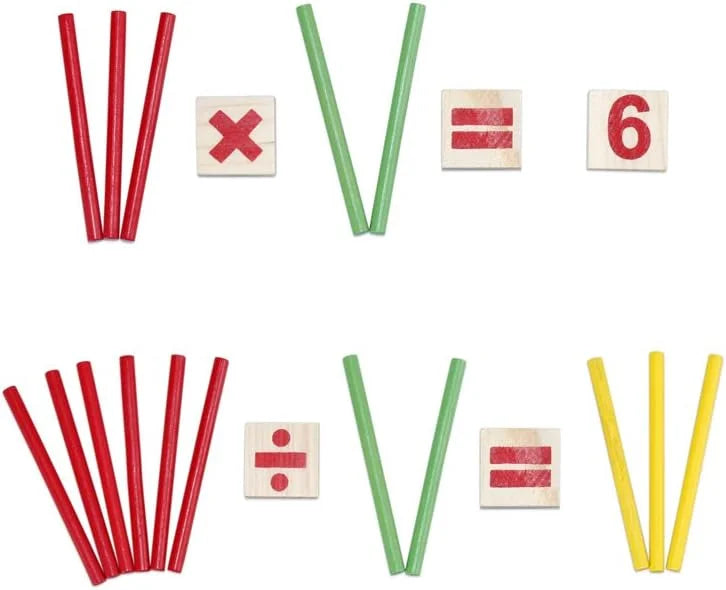 Mathematical Intelligence Sticks Counting Number Blocks and Sticks