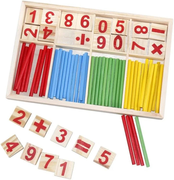 Mathematical Intelligence Sticks Counting Number Blocks and Sticks