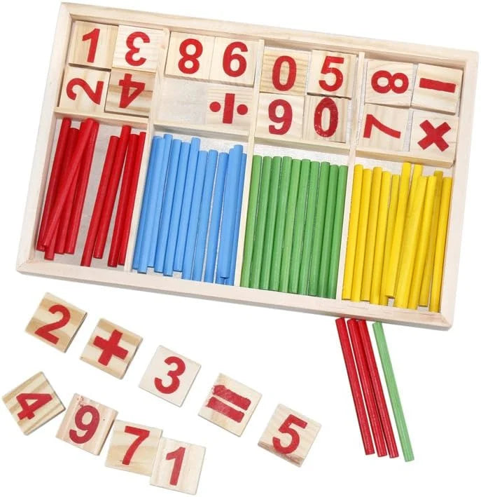 Mathematical Intelligence Sticks Counting Number Blocks and Sticks