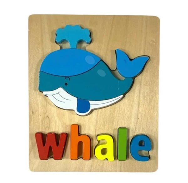 Name Puzzle Learning Educational Toys