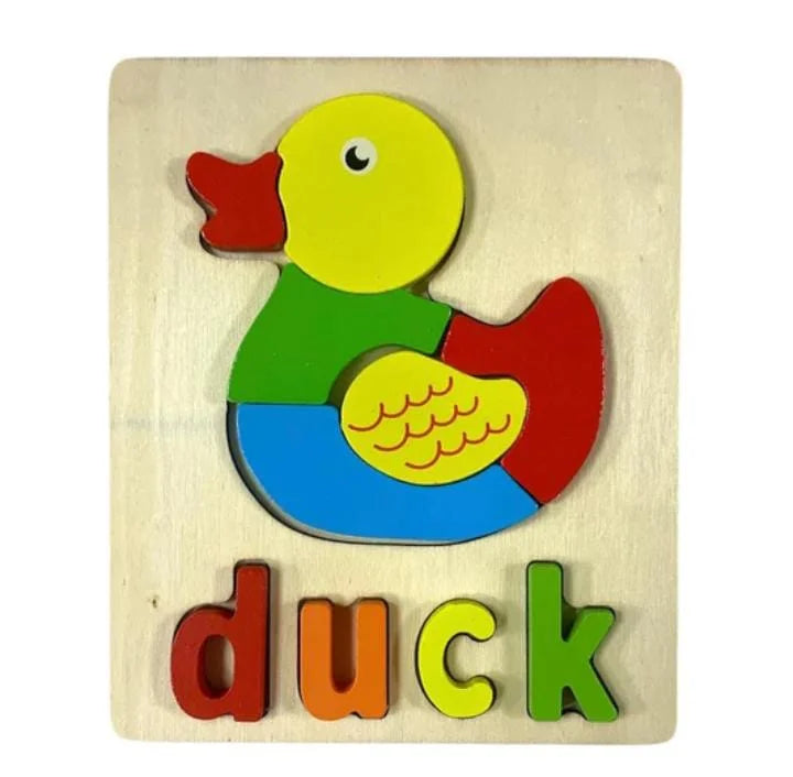 Name Puzzle Learning Educational Toys