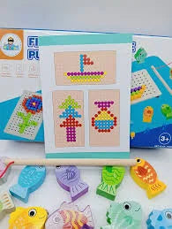 Fishing Versatile Puzzle Kids Education Leaning Toys