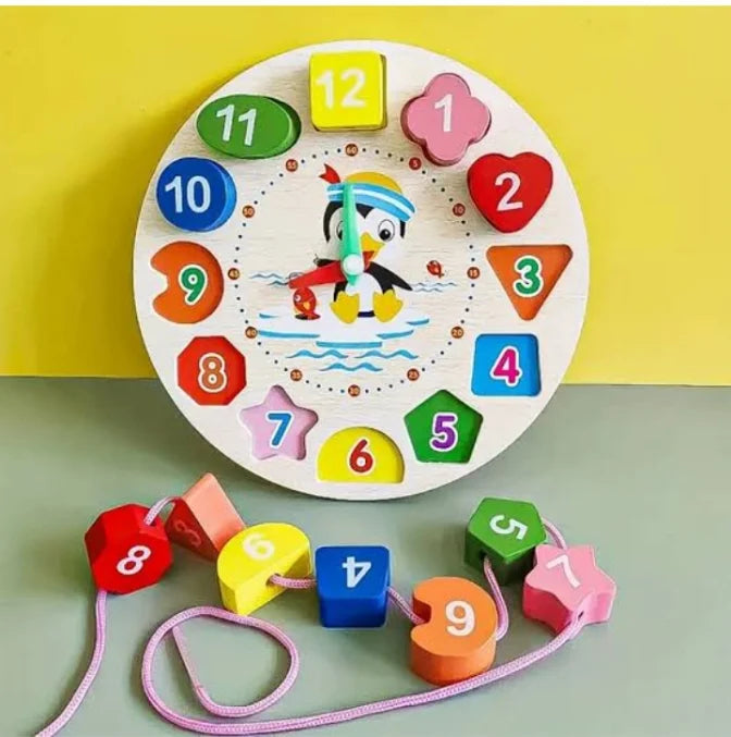 3D Clock Kids Learning Education Toys