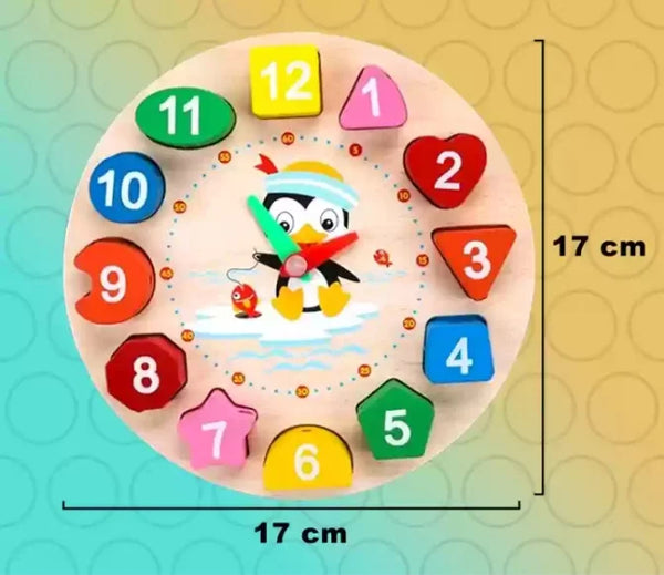 3D Clock Kids Learning Education Toys