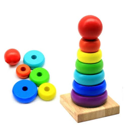 Rainbow Tower Kids Learning Education Toys