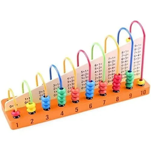 Wooden Double-Sided Abacus 1+1 Calculation Shelf