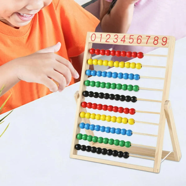 Wooden Educational Add Subtract Abacus for Children