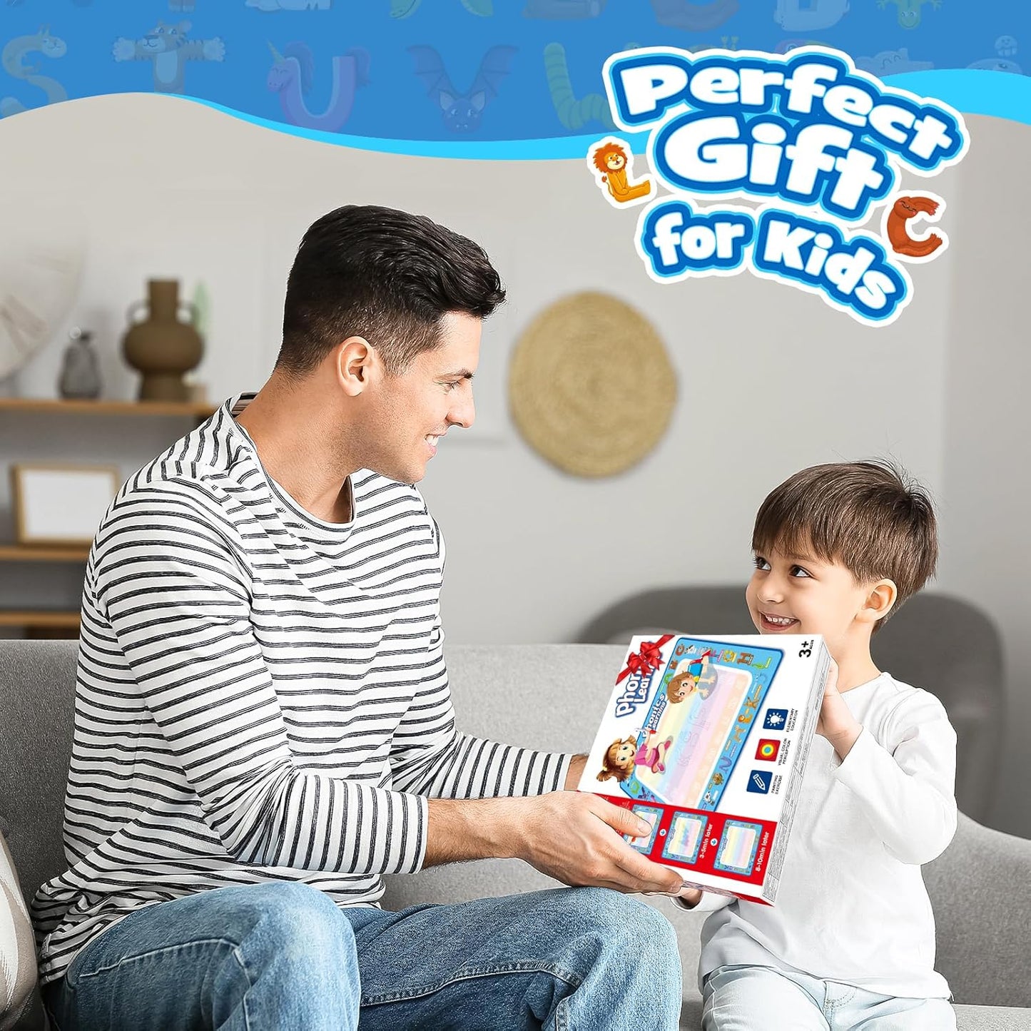 Educational Water Drawing Mat for Kids – Phonics Alphabet & Early Learning Fun