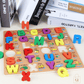 Wooden 3D ABC Alphabet Puzzle with Words & Pictures – Learning Toy for Kids