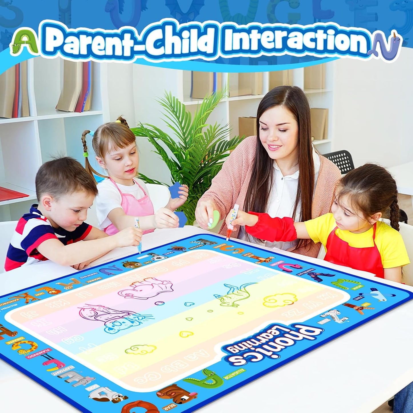 Educational Water Drawing Mat for Kids – Phonics Alphabet & Early Learning Fun
