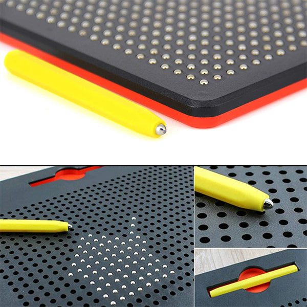 Mini Magpad Magnetic Beads Pad Drawing Board Tablet For Kids - Digital Pen Tablet Eraseable Reuseable Writing Pad