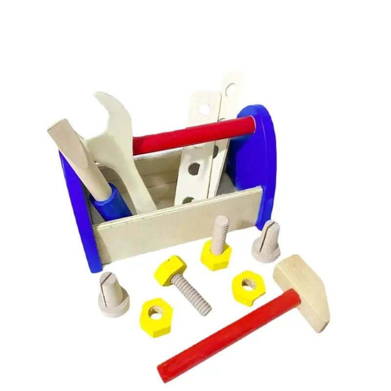 Wooden Educational Toolbox for Kids