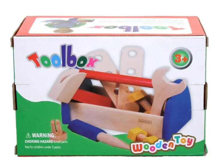 Wooden Educational Toolbox for Kids