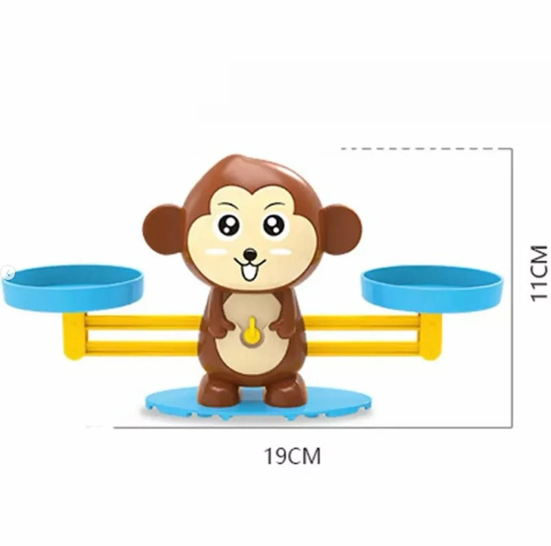 Montessori Math Toy – Digital Monkey Balance Scale Number Board Game