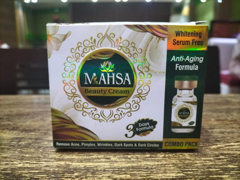 Mahsa Whitening Beauty Cream with Serum Combo Pack